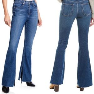 Rag & Bone Bella Split Flare Jeans in Lau